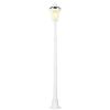 Outsunny 76.5" Solar Lamp Post Lights Outdoor, Vintage Streetlight, All Weather Protection, Auto Sensor Control, Adjustable Brightness, with Clear