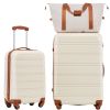 Hardshell Luggage Sets 2Pcs + Bag Spinner Suitcase with TSA Lock Lightweight 20" + 28"