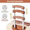 Hardshell Luggage Sets 2Pcs + Bag Spinner Suitcase with TSA Lock Lightweight 20" + 28"