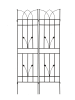 4 Pack Metal Garden Trellis 71" x 17.7" Rustproof Trellis for Climbing Plants Outdoor Flower Support Black